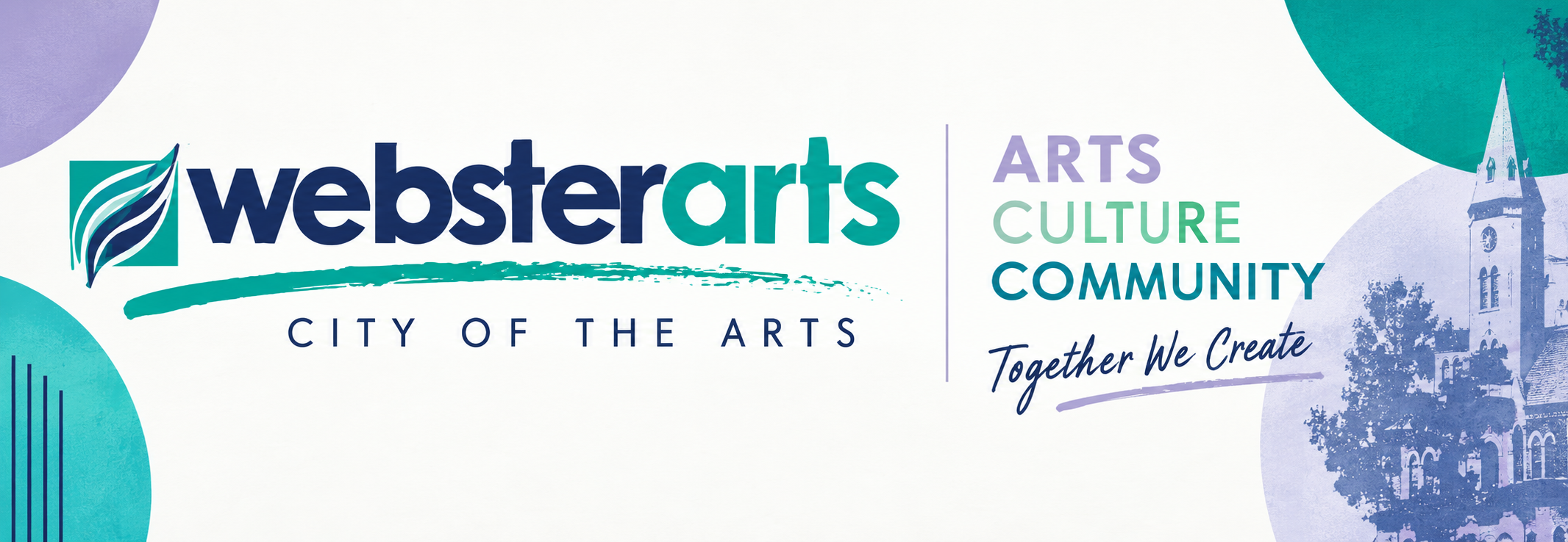 Webster Arts City of the Arts Banner